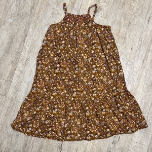 Old Navy Floral Kids Dress in Brown